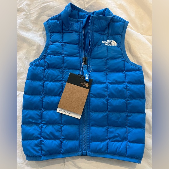 The north face blue 18-24m quilted vest new w tags - Picture 1 of 5